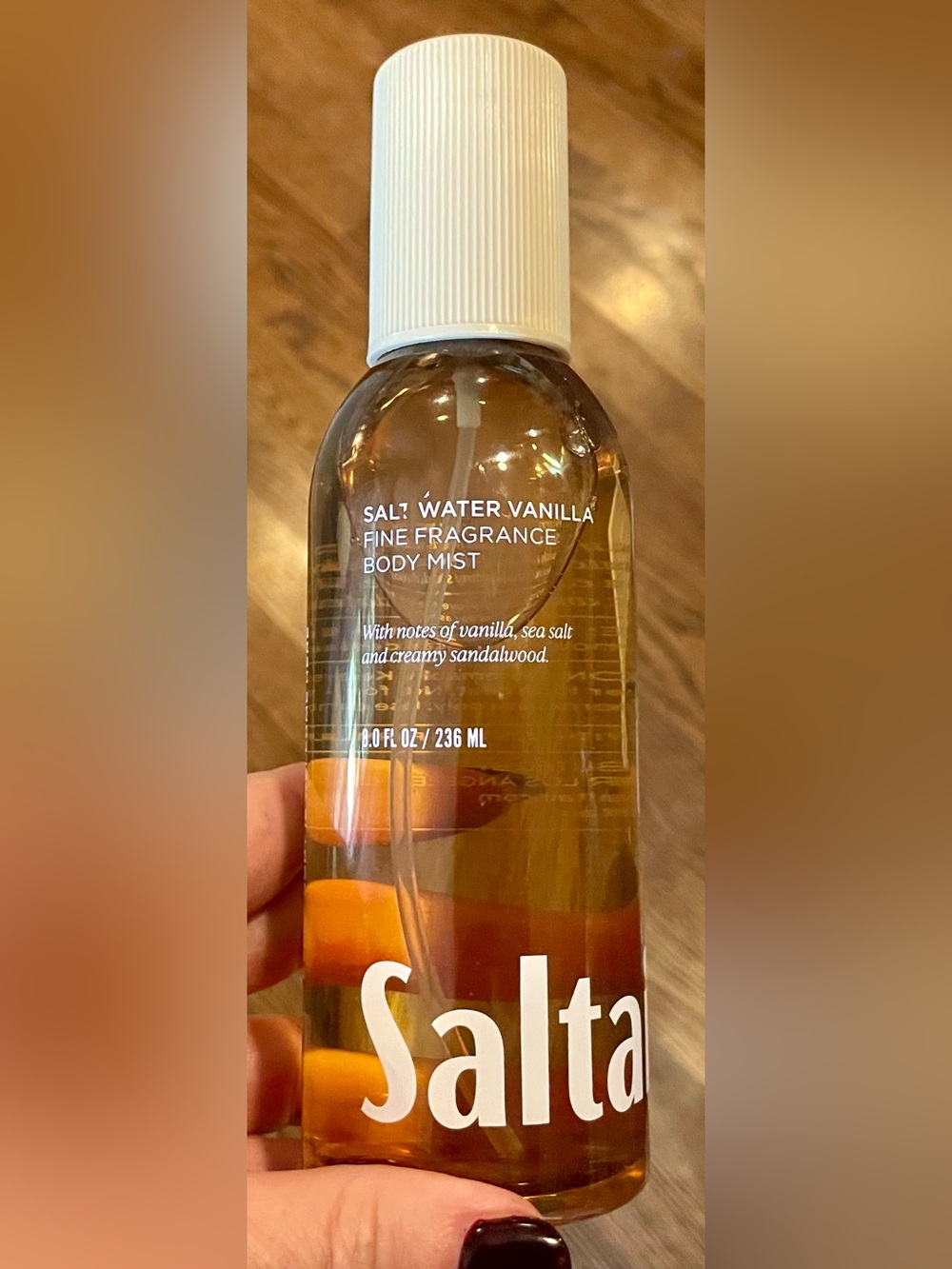 new Saltair Salt Water Vanilla Body Mist